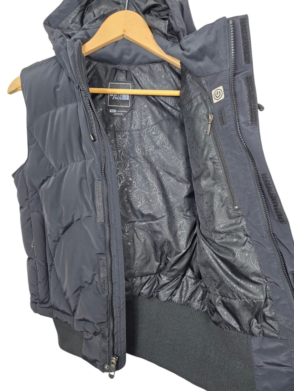The North Face Prodigy 600 Down Hooded Puffer Vest Black Women’s M - Picture 12 of 16